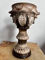 West-Germany bloempot op voet Dümler Breiden Keramik 25 cm, Rond, Ophalen of Verzenden, Zo goed als nieuw, Aardewerk