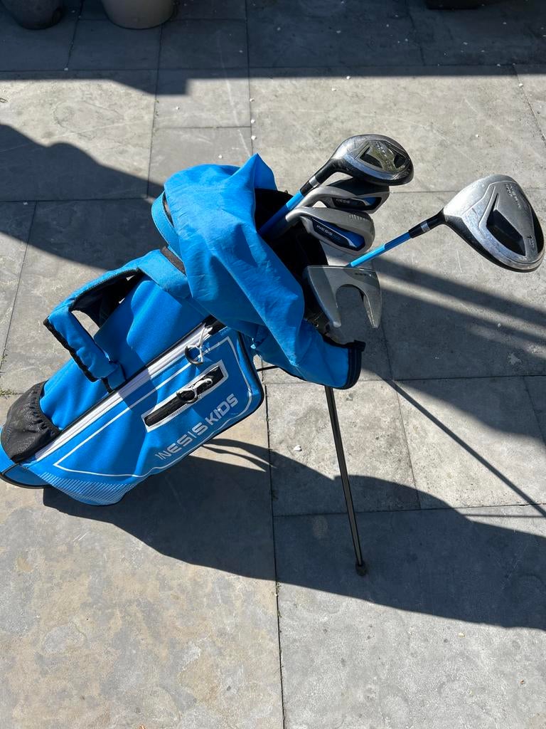 Inesis Kids Linkshandige Golfset - Compleet met Tas, Ophalen of Verzenden, Gebruikt, Set, Overige merken