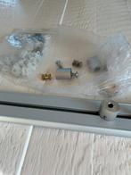 Aluminium Gordijnrails - 3-rail systeem, plafondmontage ikea, Gebruikt, Ophalen of Verzenden, 200 cm of meer, Minder dan 100 cm