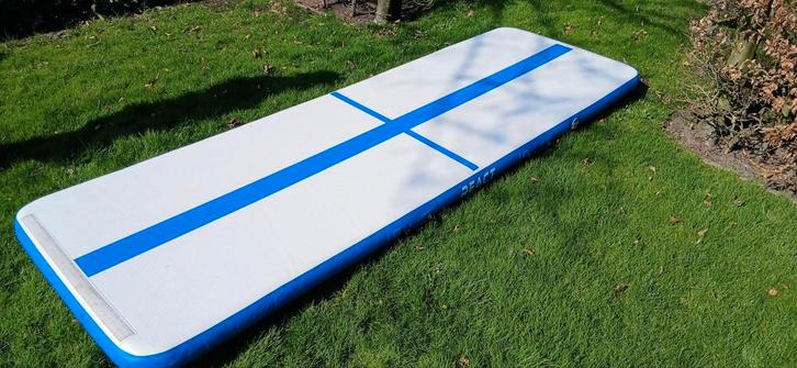 React AirTrack 3x1x0,1m met handpomp, Sport en Fitness, Turnen, Materiaal, Kindermaat 122 t/m 140, Ophalen