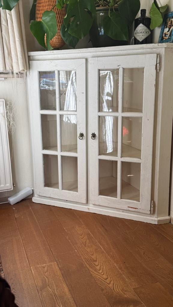 Brocant hoekkastje, Ophalen, 50 tot 100 cm, Zo goed als nieuw, Minder dan 100 cm