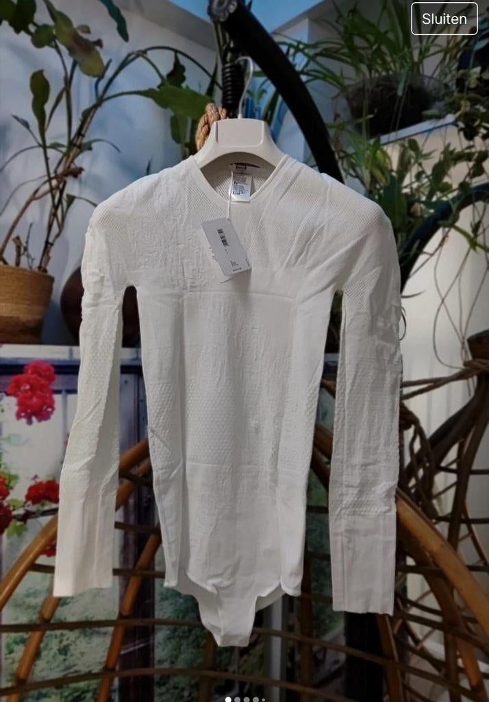 Wolford Net Roses Body Wit, Kleding | Dames, Ondergoed en Lingerie, Body of Korset, Wit, Ophalen of Verzenden