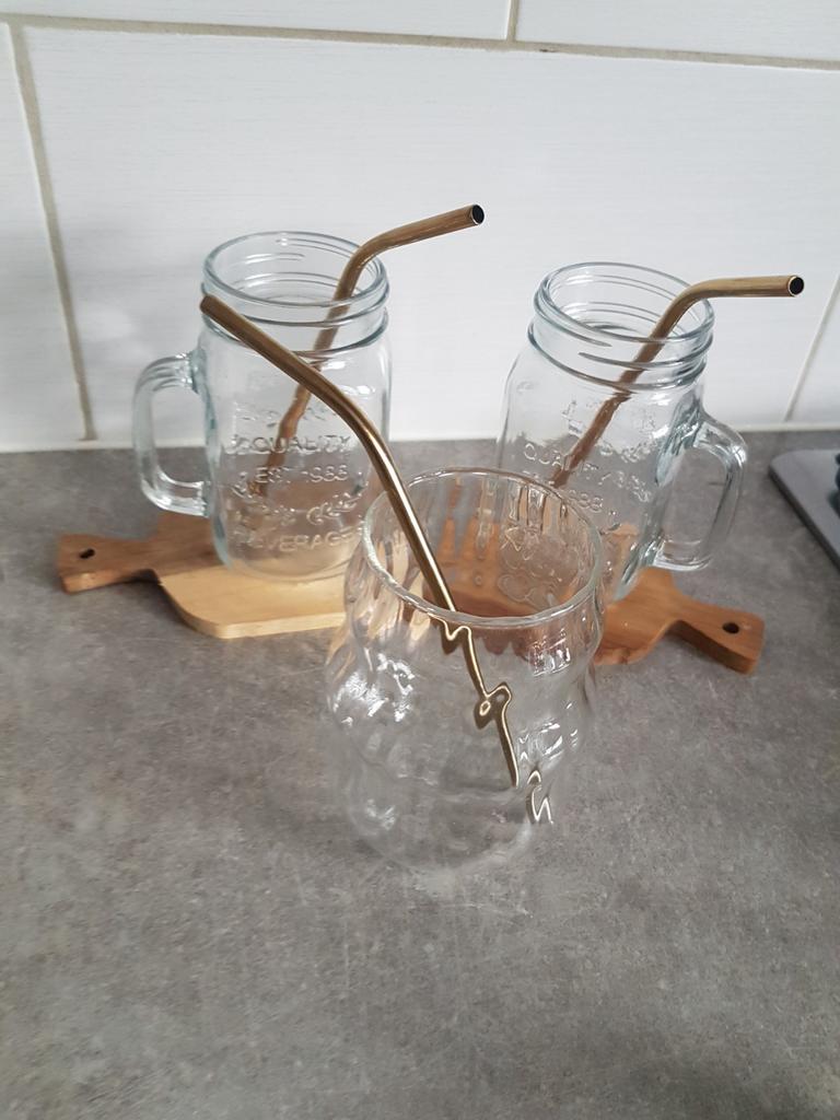 glas, Huis en Inrichting, Woonaccessoires | Wijnrekken, Ophalen of Verzenden, Glas, Minder dan 50 cm, Minder dan 5 flessen