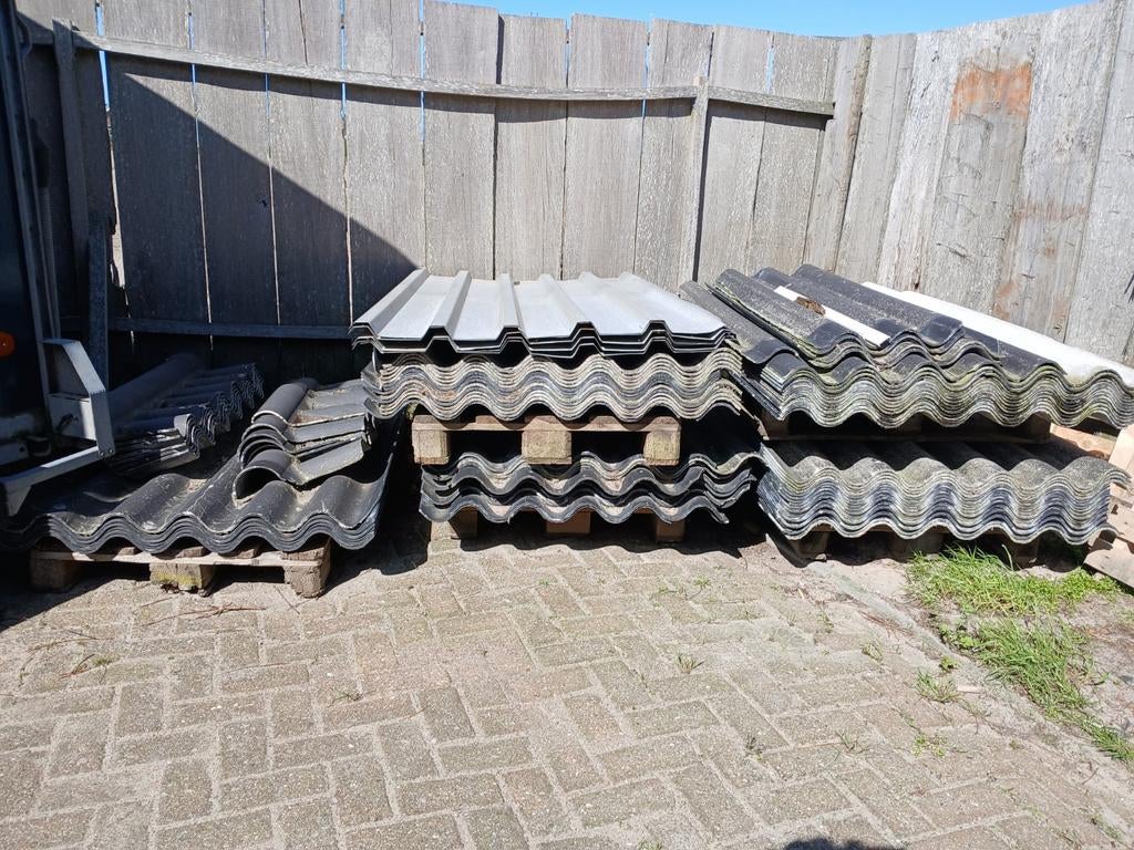Golfplaten, cementvezelplaten, Ophalen