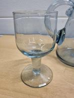 -schenkkan met 2 wijnglazen, Huis en Inrichting, Ophalen of Verzenden, 'T Olde Gre-j, Info@toldegrej.nl, Endepoelstraat 20f Didam