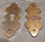 Slotplaatje sleutelplaatje en plaatje voor achter kastknop, Ophalen of Verzenden