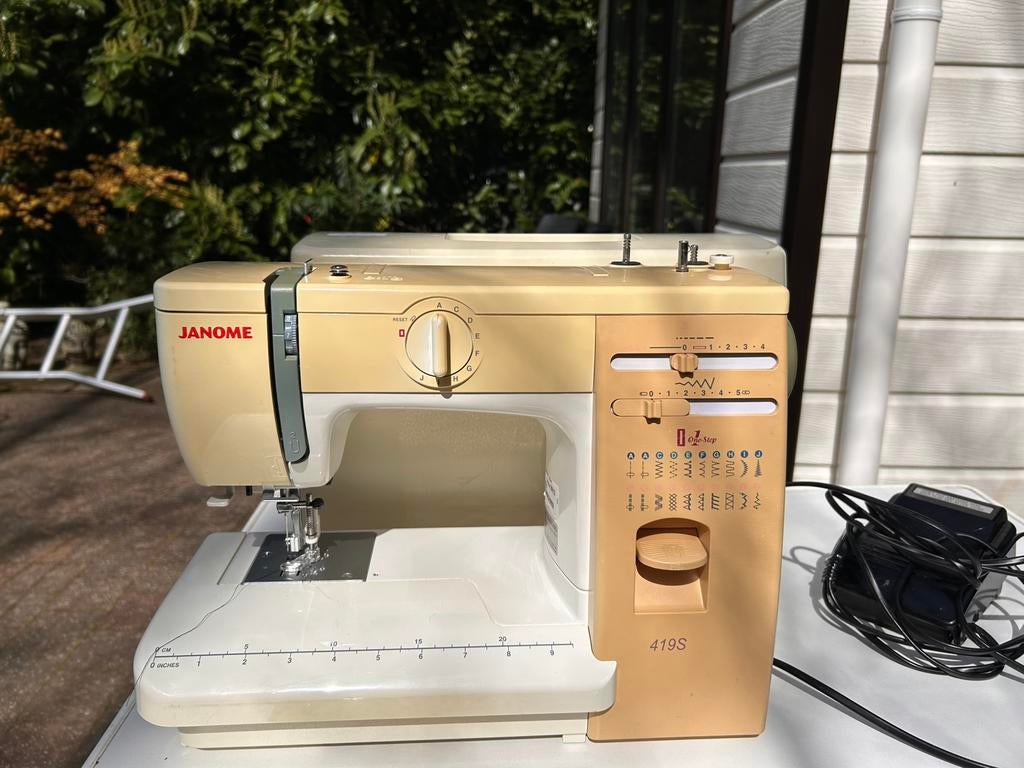 Janome 419S, Hobby en Vrije tijd, Ophalen, Gebruikt, Naaimachine, Janome