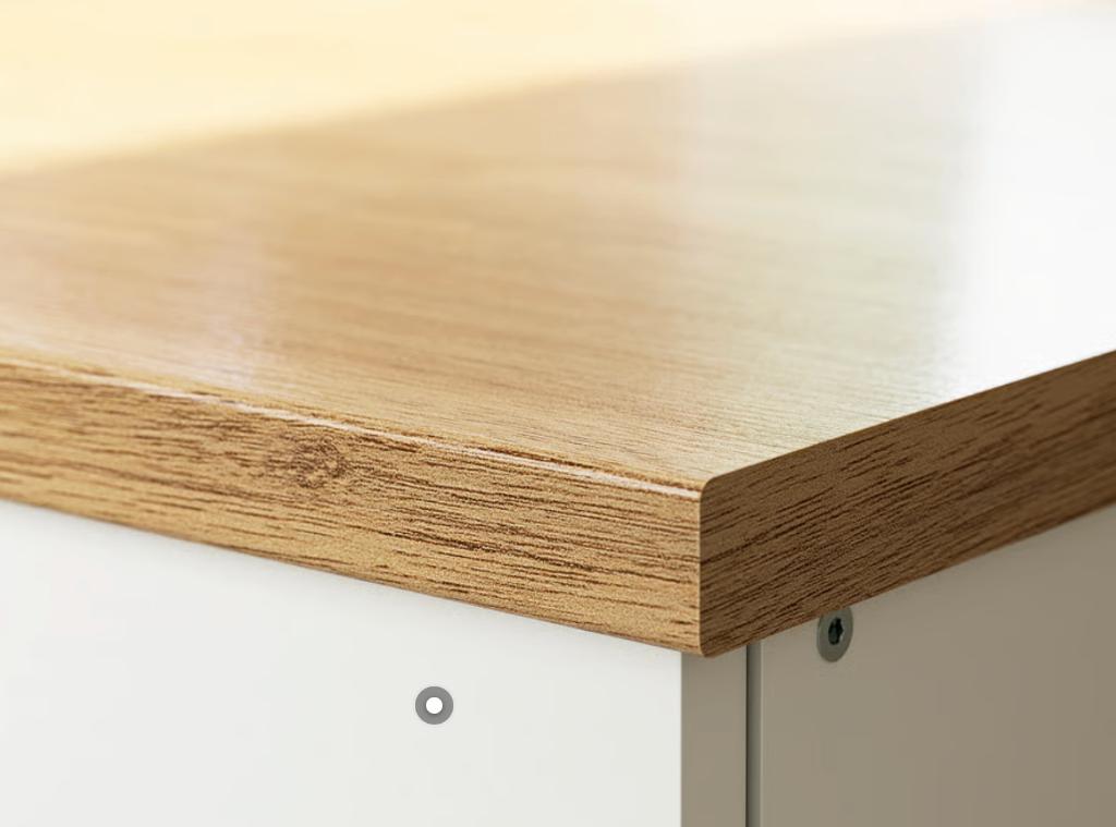 IKEA Knoxhult werkblad 122 x 61 x 2,8 cm, Ophalen, 100 tot 150 cm, Bruin, Nieuw