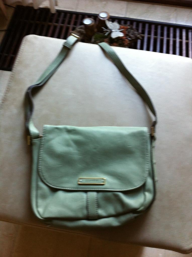 Dames tas Esprit groen L 23 cm Br 27 cm, Sieraden, Tassen en Uiterlijk, Tassen | Schoudertassen, Ophalen of Verzenden, Zo goed als nieuw