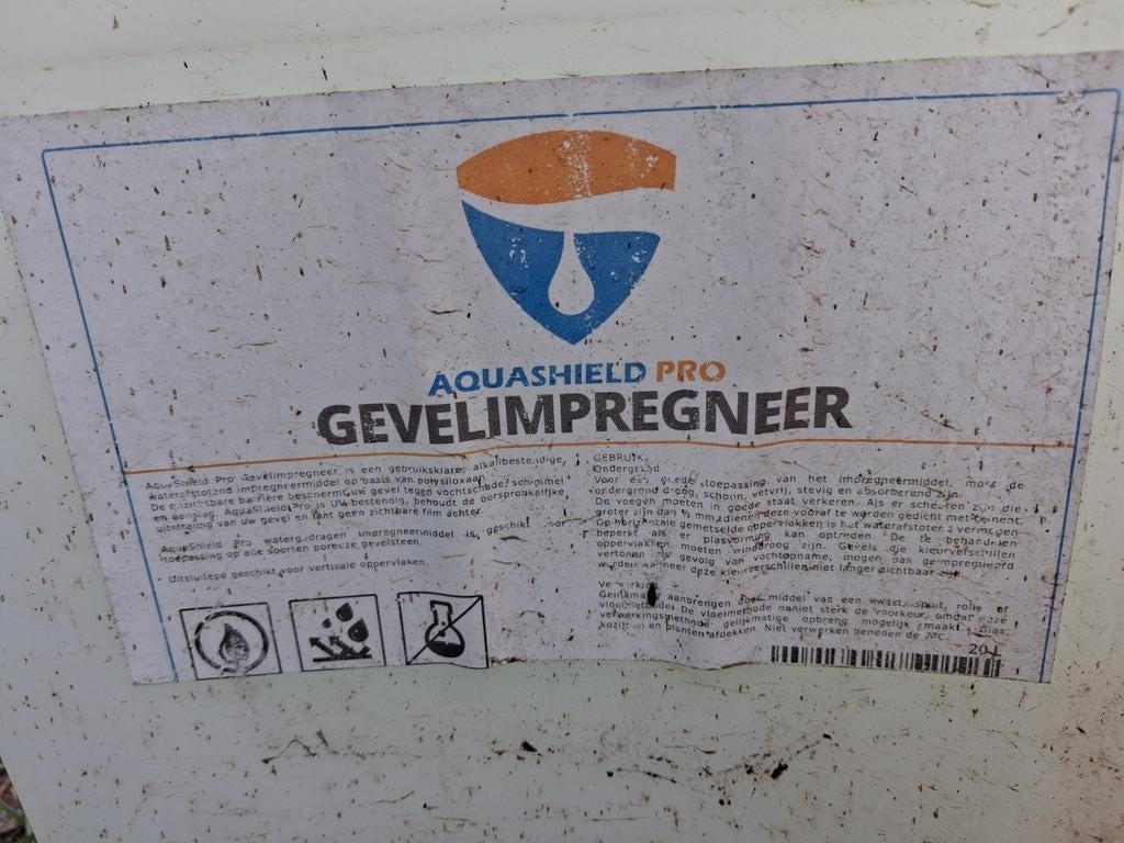 Aquashield gevelimpregneer 40L, Overige materialen, Nieuw, 15 m² of meer, Ophalen