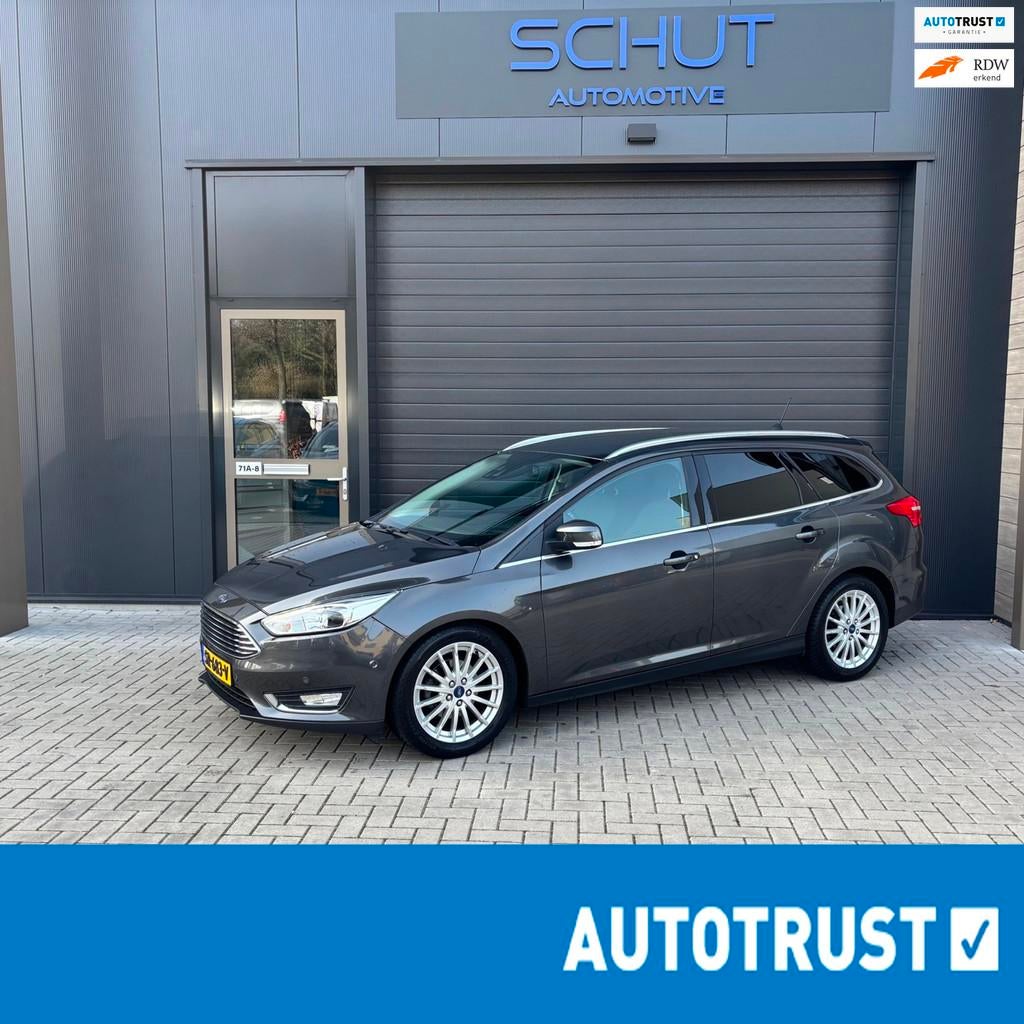 Ford Focus Wagon 125pk Titanium XENON | CARPLAY | SYNC 3 | N, Auto's, Ford, Gebruikt, Handgeschakeld, 1216 kg, 3 cilinders