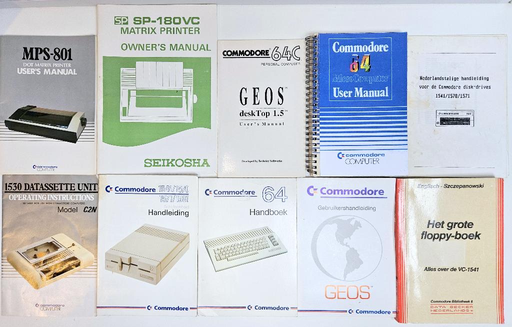 Partij Commodore 64 Handleidingen Nederlands en Engels, Verzenden, Commodore 64