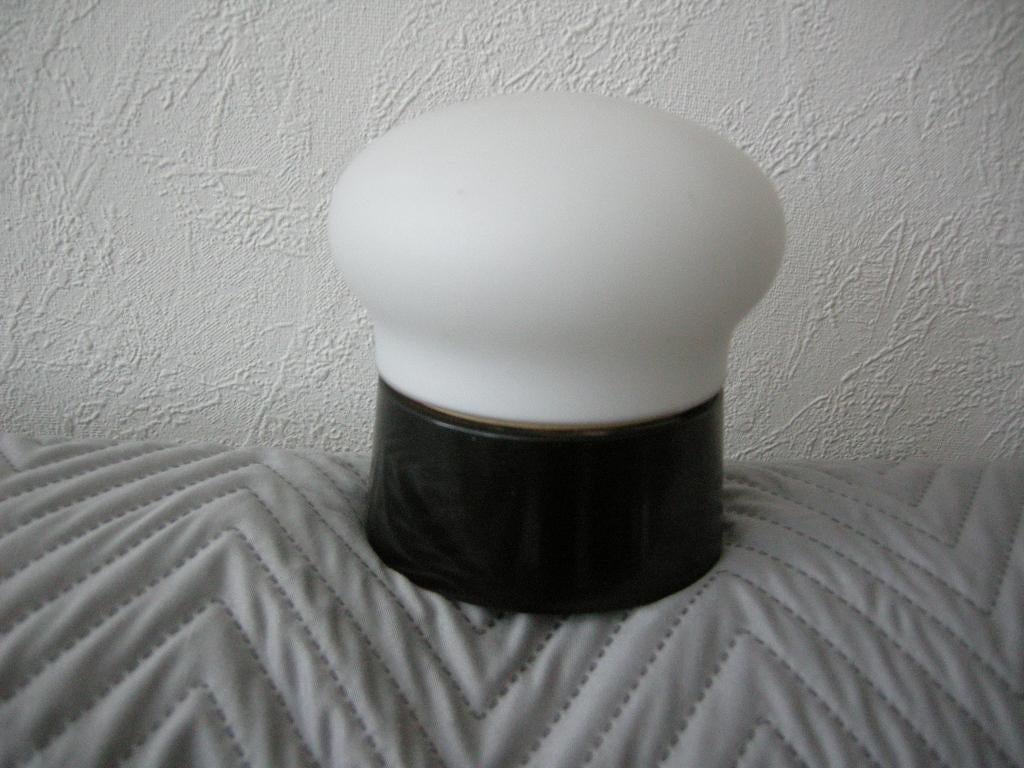 Kleine glas mushroom lamp Raak - zgan, Ophalen, Zo goed als nieuw, Glas, Vintage retro