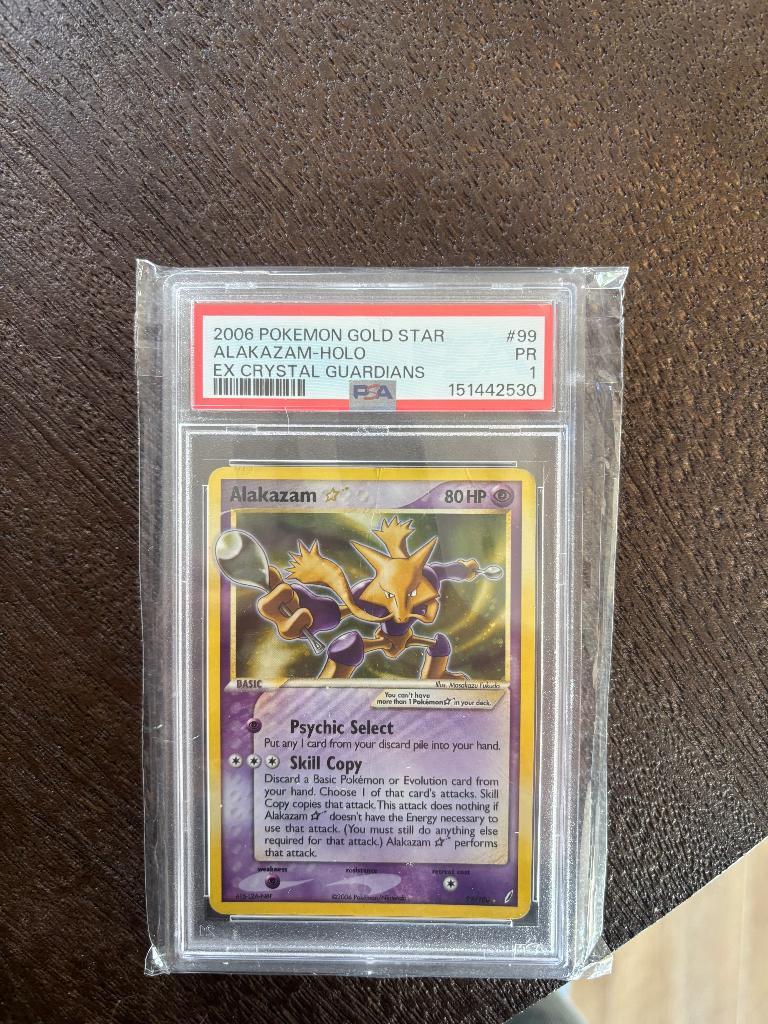 PSA 1 - Alakazam gold star, Ophalen, Zo goed als nieuw