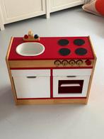 Houten speelgoedkeuken plus accessoires, Ophalen, Gebruikt, Hout, Speelkeuken