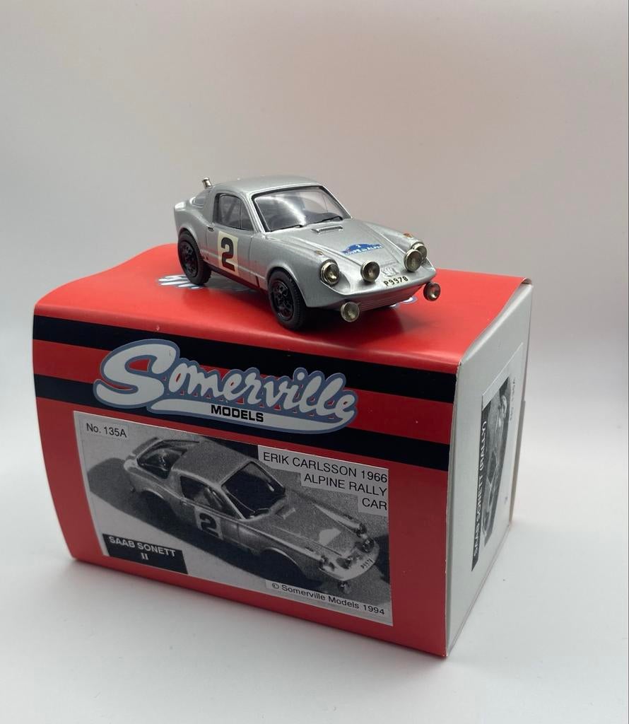 Somerville Saab Sonett 2 Coupe des Alpes 1/43 Nieuw, Hobby en Vrije tijd, Modelauto's | 1:43, Nieuw, Auto, Overige merken, Ophalen of Verzenden