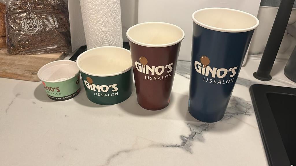 IJscups en milkshake bekers horeca-kwaliteit 160.000 stuks, Ophalen of Verzenden