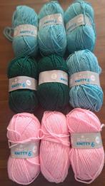 DMC Knitty 6 Breigaren/Haakgaren - 9 bollen, Hobby en Vrije tijd, Breien en Haken, Ophalen of Verzenden, Nieuw, Breien of Haken