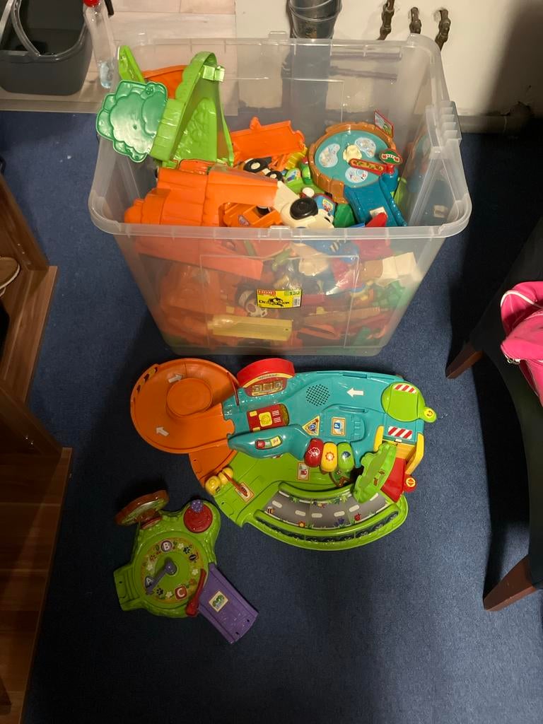 VTech Zoef Zoef Dieren Avonturenbos & Garage Speelset, Kinderen en Baby's, Speelgoed | Overig, Gebruikt, Jongen of Meisje, Ophalen