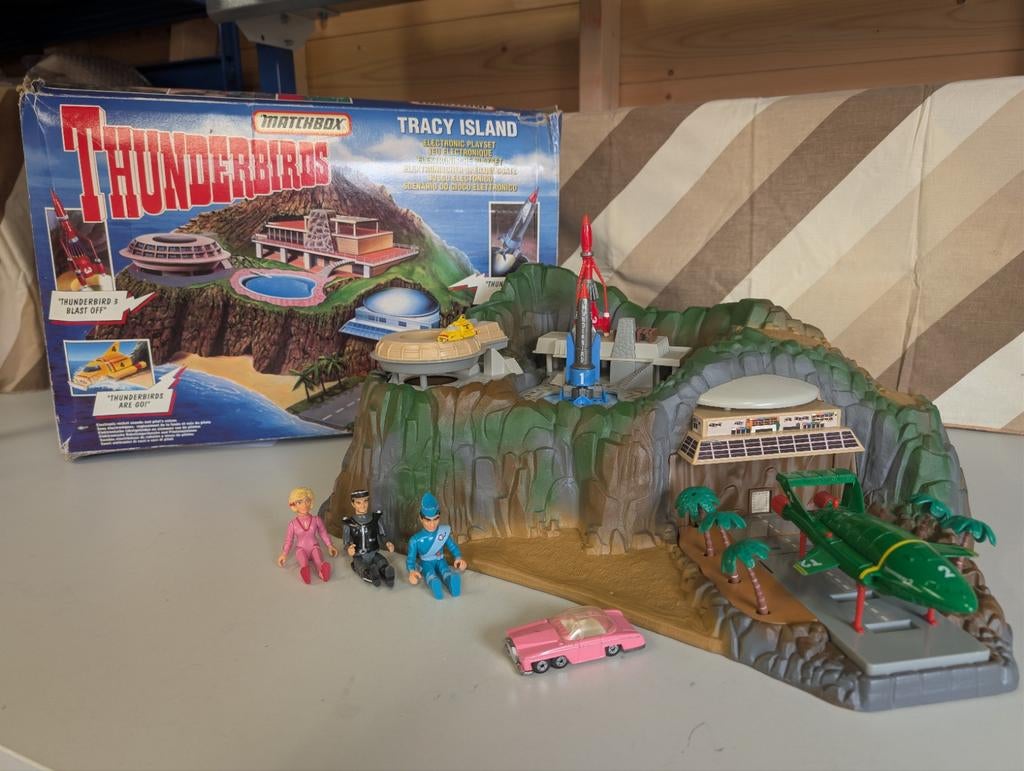 Thunderbirds Matchbox compleet eiland, Kinderen en Baby's, Speelgoed | Overig, Gebruikt, Jongen of Meisje, Ophalen of Verzenden