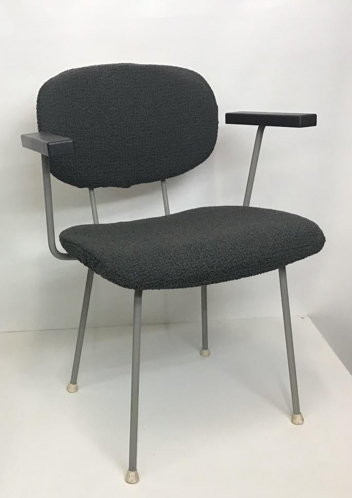 Vintage design klassieker model 216 - Wim Rietveld - 1953, Huis en Inrichting, Stoelen, Ophalen, Vintage design, Zwart, Zo goed als nieuw