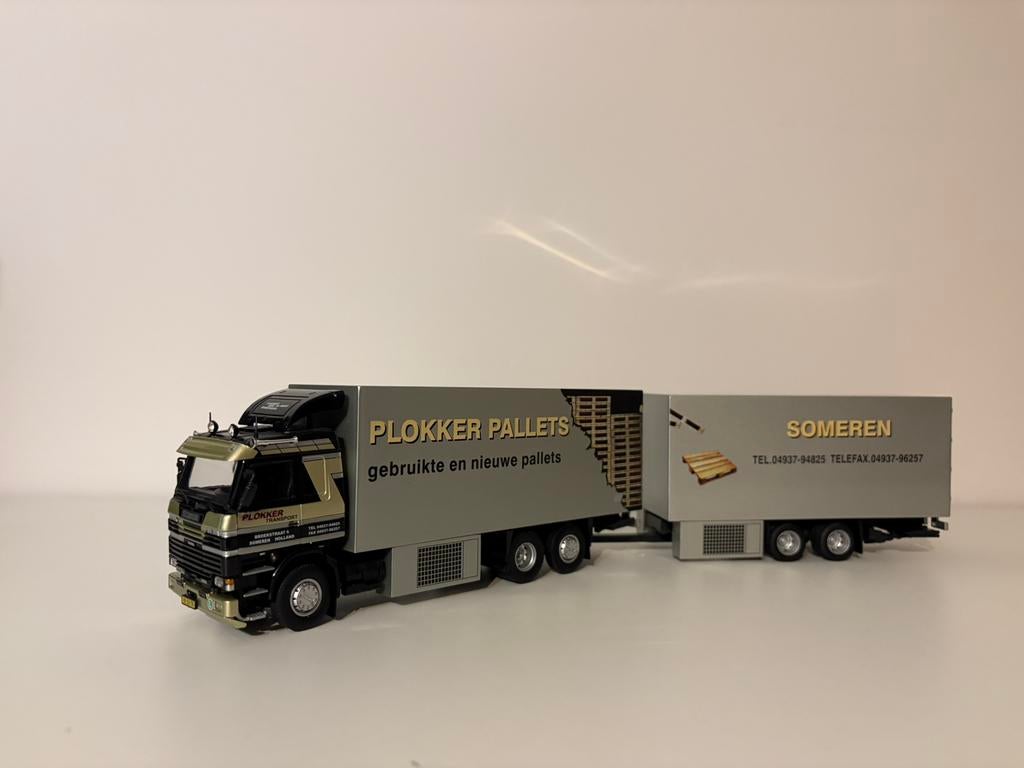 Scania 113m Plokker pallets Tekno, Verzenden, Zo goed als nieuw, Bus of Vrachtwagen, Tekno