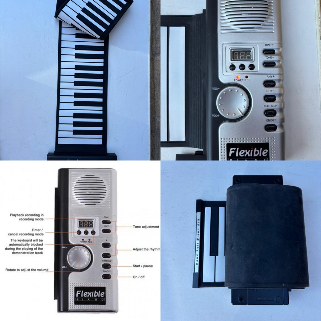 Oprolbare piano keyboards op batterijen, Muziek en Instrumenten, Keyboards, Ophalen of Verzenden, Gebruikt, Overige aantallen