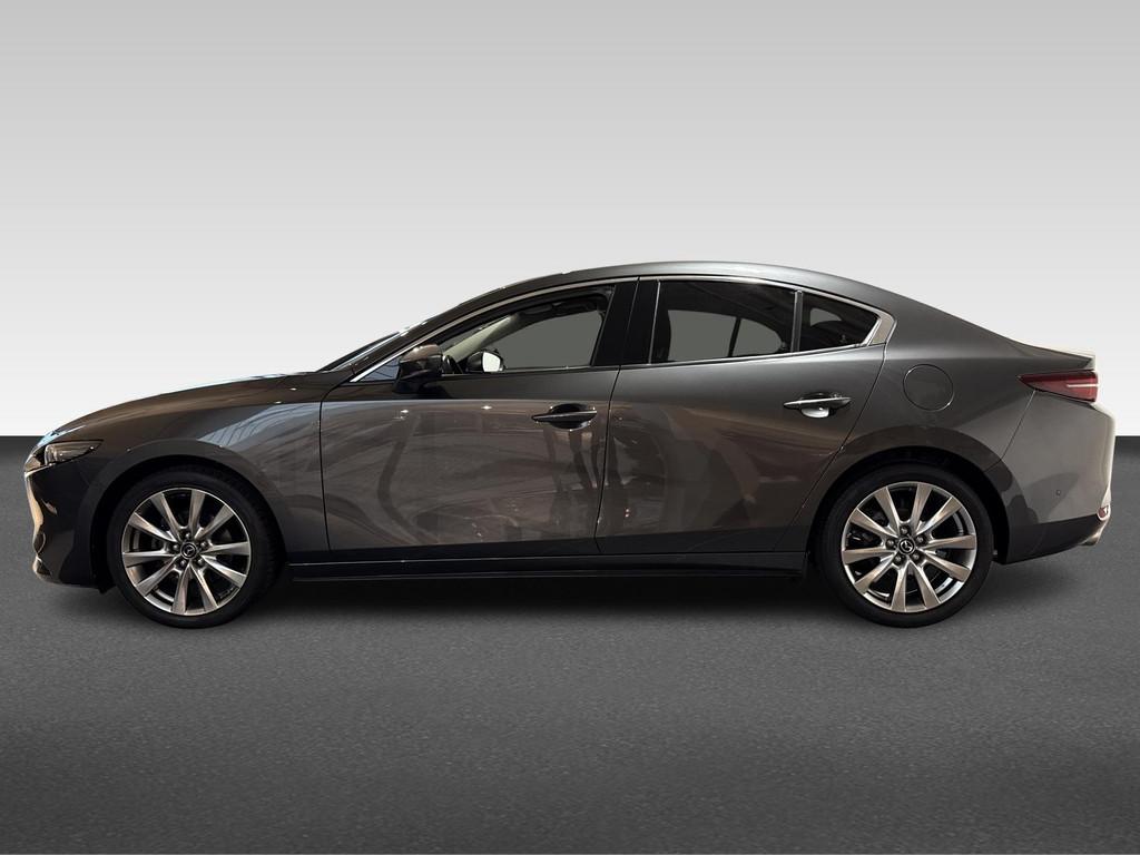 Mazda 3 Sedan Skyactiv-X 180pk Luxury, Auto's, Mazda, Voorwielaandrijving, Gebruikt, Handgeschakeld, 600 kg