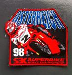 SBK superbike 1998 osterreich patch badge opnaai embleem, Ophalen of Verzenden, Nieuw, Motoren