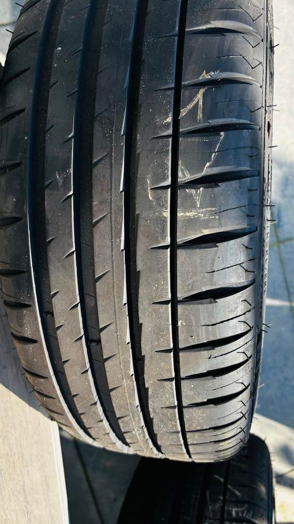 Mini Cooper 17 inch velgen met Michelin Pilot Sport 4 banden, Ophalen, Gebruikt, Banden en Velgen, 17 inch