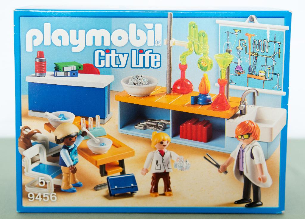 Playmobil scheikundelokaal 9456 nieuw in ongeopende doos!, Ophalen of Verzenden, Nieuw, Complete set