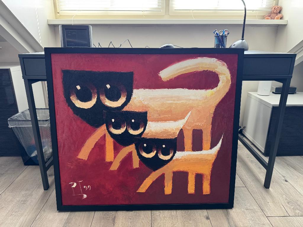 Schitterend schilderij van Ruslan Tsechoev, Ophalen