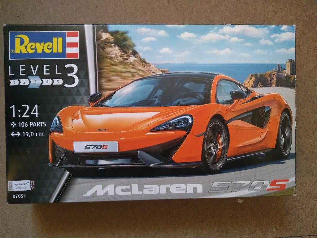 Revell Mclaren 570S, Hobby en Vrije tijd, Modelbouw | Auto's en Voertuigen, Auto, Revell, Groter dan 1:32, Ophalen of Verzenden