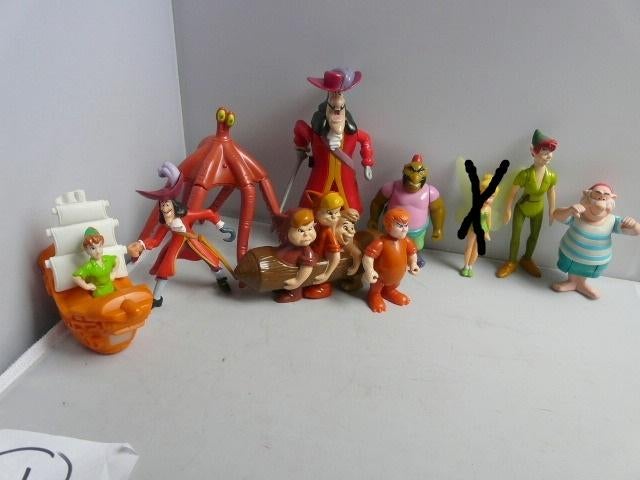 Peter Pan en kapitein Haak - diverse figuren - foto's, Verzamelen, Disney, Ophalen of Verzenden, Peter Pan of Pinokkio, Zo goed als nieuw