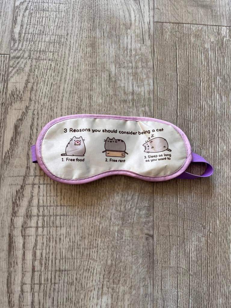 Pusheen slaapmasker, Ophalen of Verzenden, Zo goed als nieuw