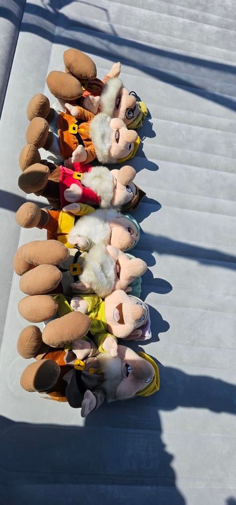De 7 Dwergen Knuffels - Complete Set Disney Sneeuwwitje, Ophalen, Disney, Overige typen, Middelgroot (20 tot 80 cm)