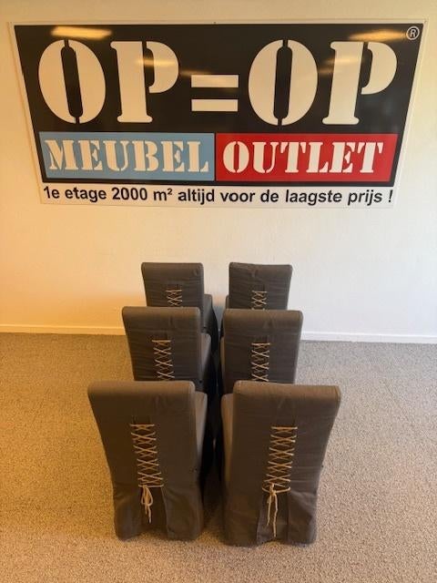landelijke stoelen Rogiers met hoge rug en rok, Huis en Inrichting, Ophalen, Gebruikt, Overige kleuren, Landelijk, vintage, retro, industrieel, tijdloos, klassiek