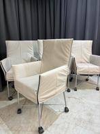 6 Montis Chaplin Stoelen - Nieuw Leer - Chroom frame, Huis en Inrichting, Ophalen, ., Leer, Zo goed als nieuw