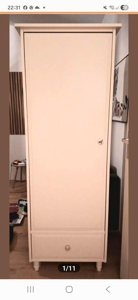 Ikea Hemnes kinderkledingkast, Kinderen en Baby's, Kinderkamer | Commodes en Kasten, Gebruikt, Kast, 105 cm of meer, Minder dan 75 cm