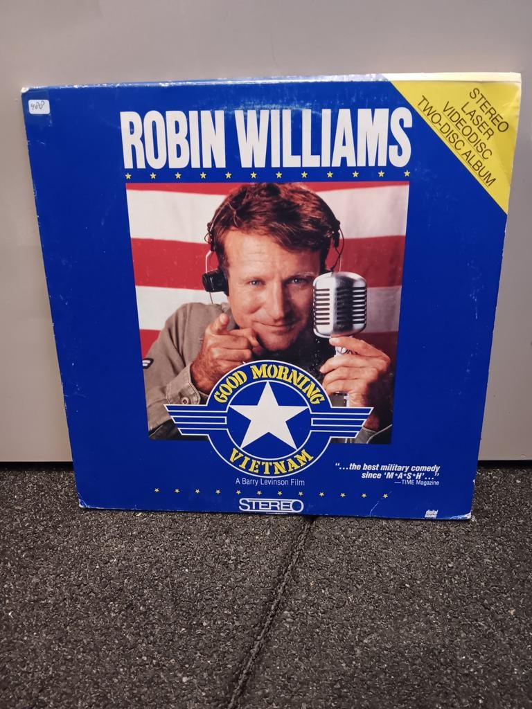 Laserdisc good morning Vietnam robbie Williams, Ophalen of Verzenden, Gebruikt, Overige formaten
