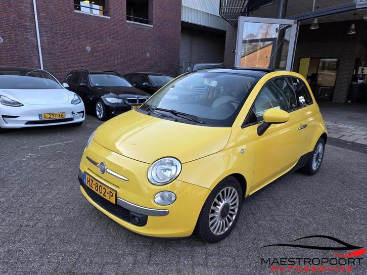 Fiat 500 0.9 TwinAir Lounge, Auto's, Fiat, Bedrijf, Te koop, ABS, Airbags, Airconditioning, Alarm, Bluetooth, Centrale vergrendeling