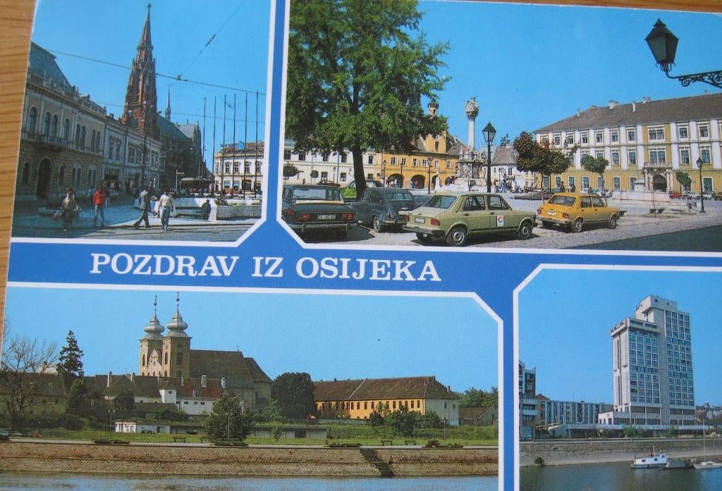 Osijek Joegoslavië - 1987, Verzamelen, Verzenden, 1980 tot heden, Gelopen, Overig Europa