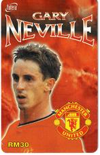 Gary Neville Manchester United telefoonkaart, Ophalen of Verzenden, Gebruikt, Buitenlandse clubs, Overige typen