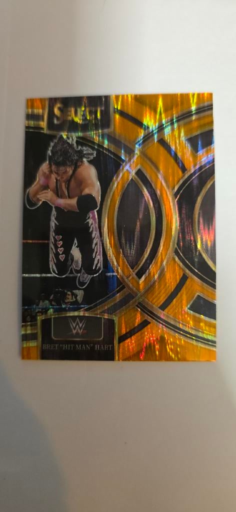 Bret "Hitman" Hart WWE Select Prizm Kaart #163, Verzamelen, Ophalen of Verzenden, Zo goed als nieuw, Overige sporten, Spelerskaart