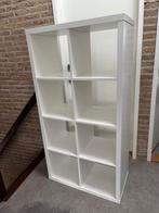 Te koop: IKEA KALLAX kast (wit), Ophalen, Met plank(en), 100 tot 150 cm, 50 tot 100 cm