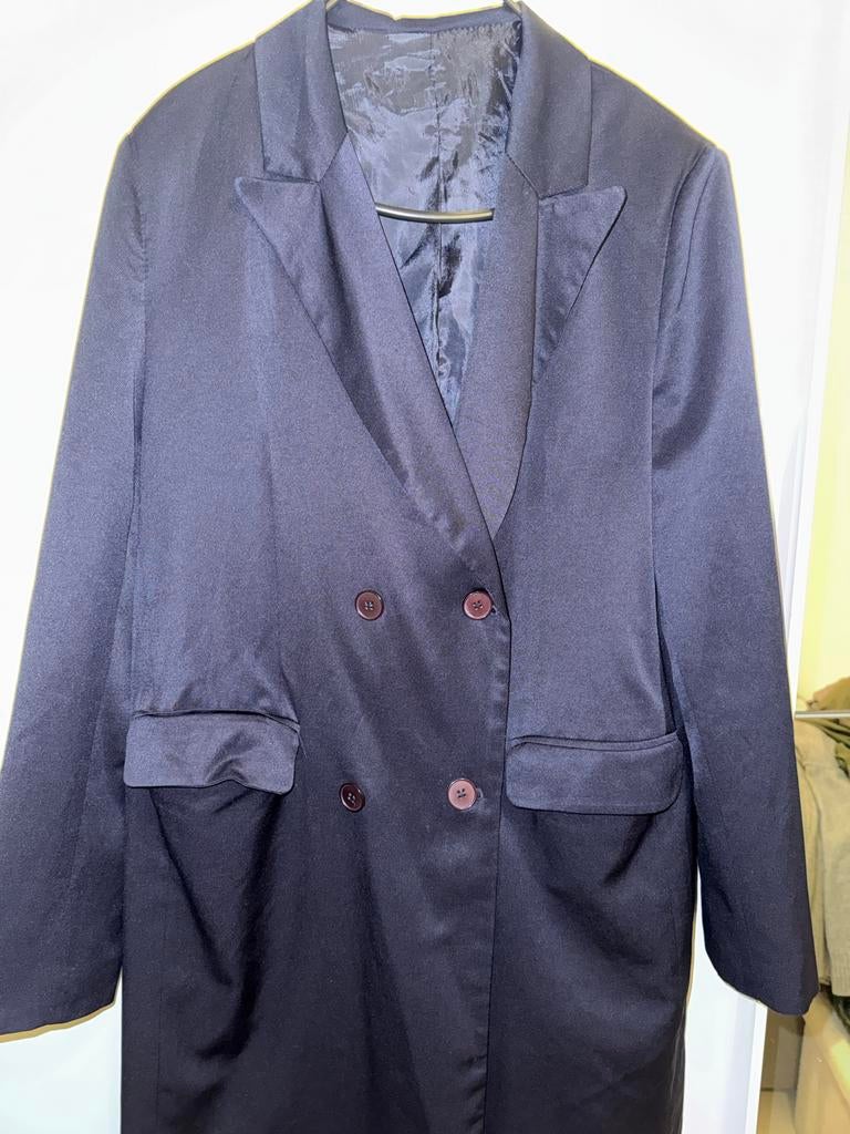 Donkerblauwe blazer, Kleding | Dames, Blauw, Maat 46/48 (XL) of groter, Ophalen of Verzenden, Zo goed als nieuw