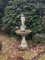 Stenen tuinstandbeeld vrouw, Tuin en Terras, Tuinbeelden, Ophalen, Gebruikt, Steen, Mensenbeeld