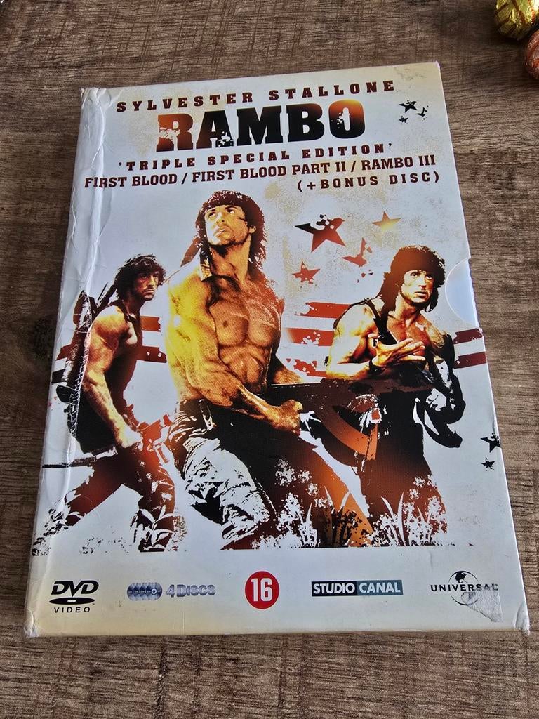Te koop dvd box Rambo special edition, Cd's en Dvd's, Vanaf 16 jaar, Boxset, Actie, Ophalen of Verzenden