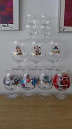 9 Duvel Glazen, Ophalen, Zo goed als nieuw, Glas of Glazen, Duvel