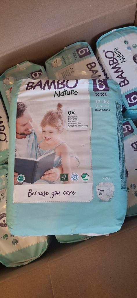 Bambo Nature luiers pampers maat 6 (XXL) - 10 pakken pampers, Kinderen en Baby's, Kinderspulletjes, Nieuw, Ophalen of Verzenden